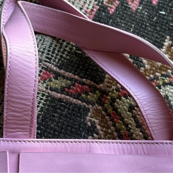 Lanvin Light Pink Leather Tote - Picture 3 of 3